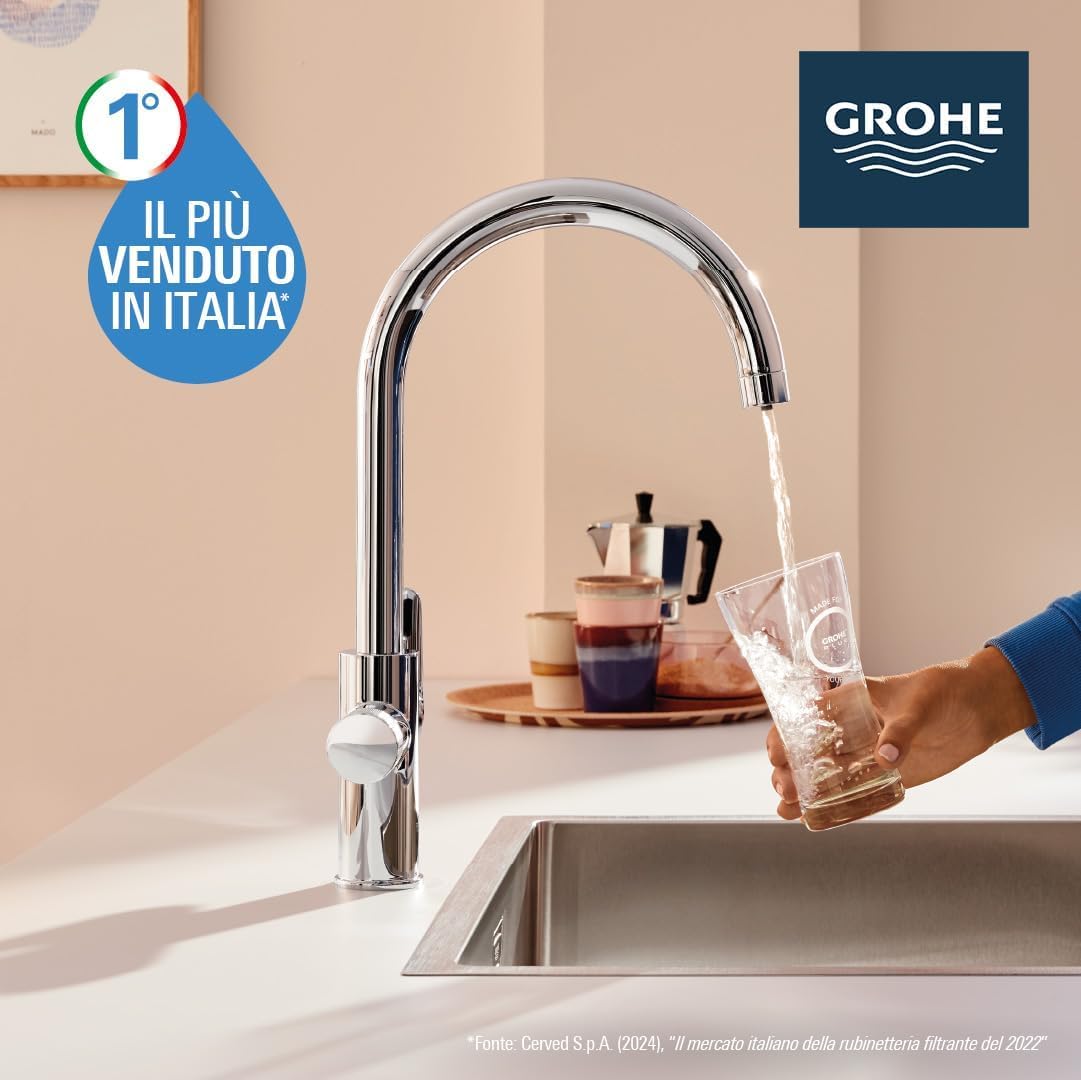 GROHE Blue Pure StartCurve 30593000 rubinetto cucina cromo filtro