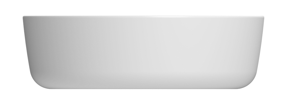 Scarabeo Mizu 45 lavabo da appoggio tondo bianco ceramica