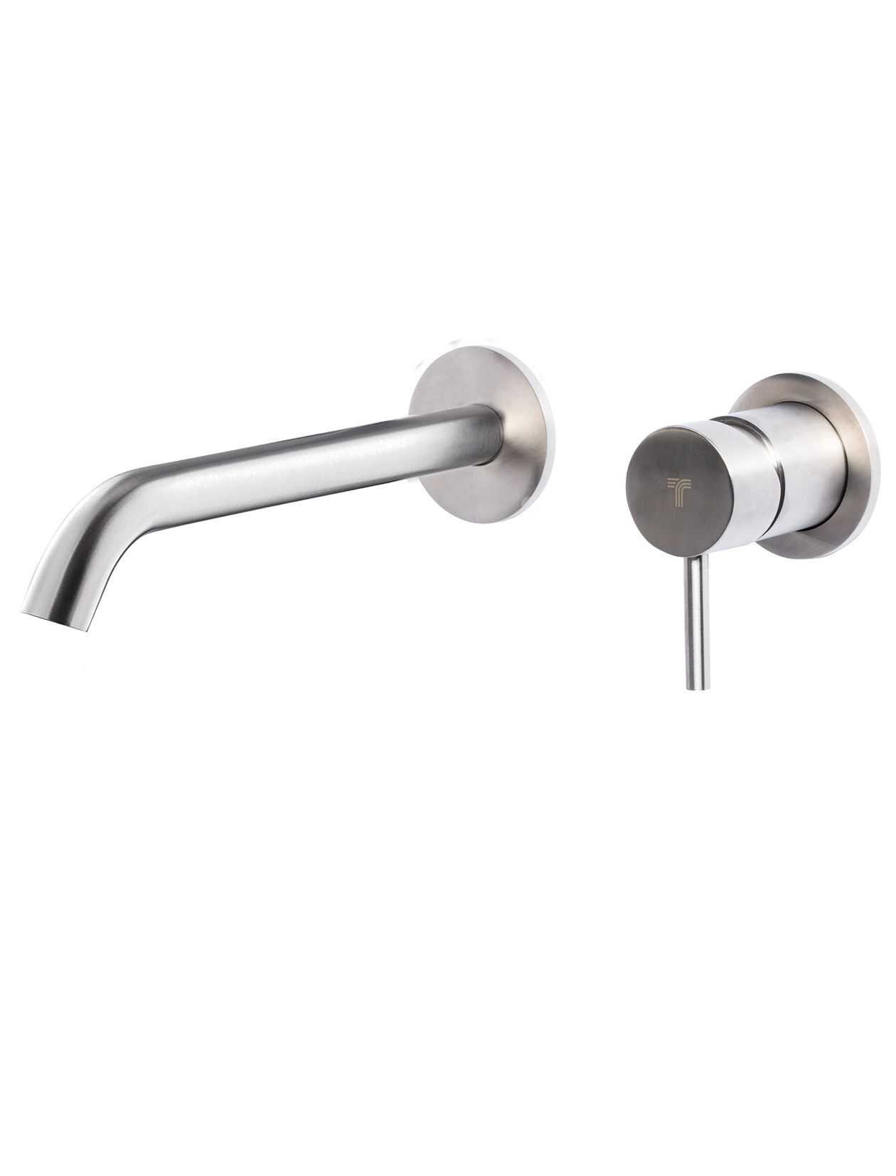 Tubico Nilo miscelatore lavabo incasso a parete inox