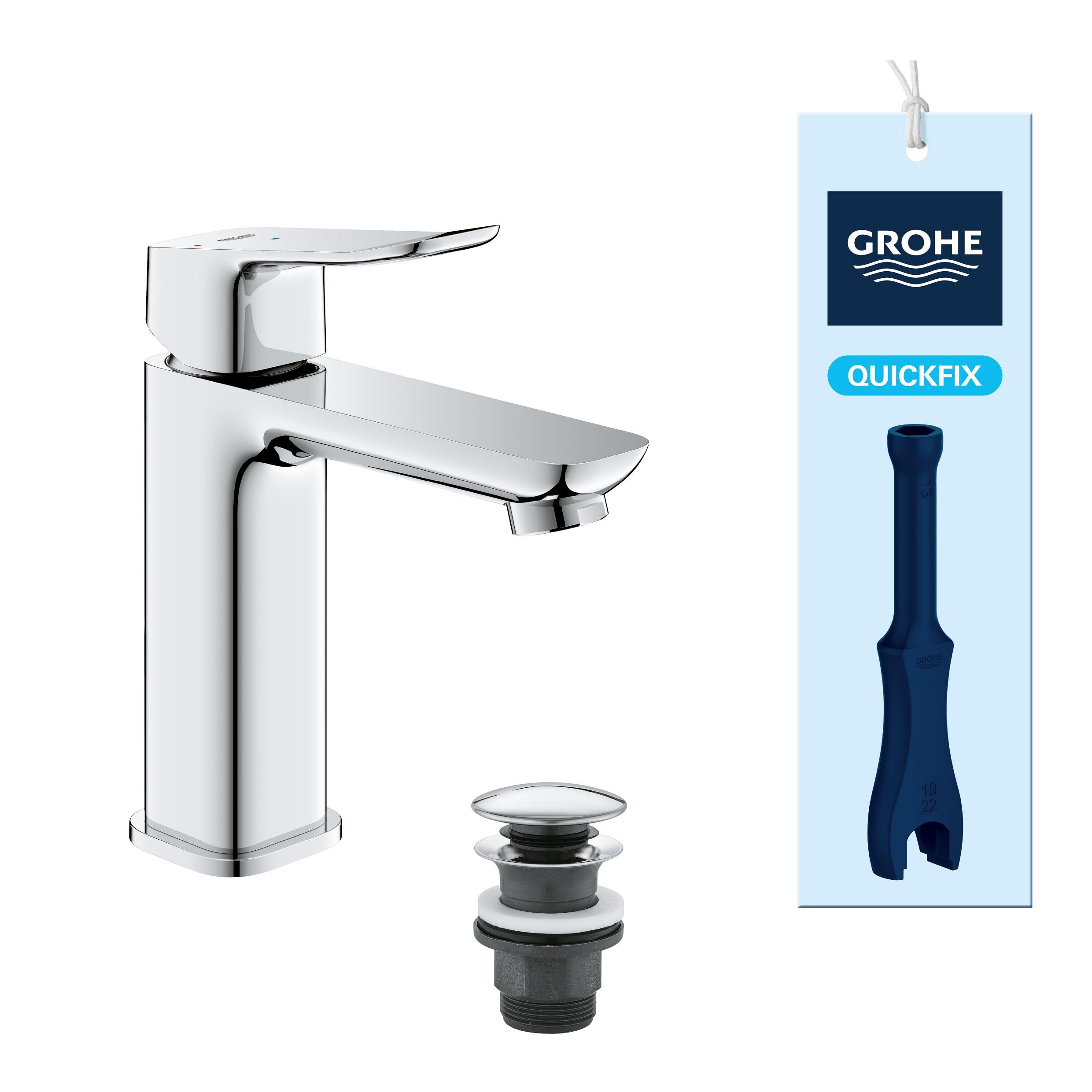 GROHE Dice miscelatore lavabo M cromo 3,5 l/min