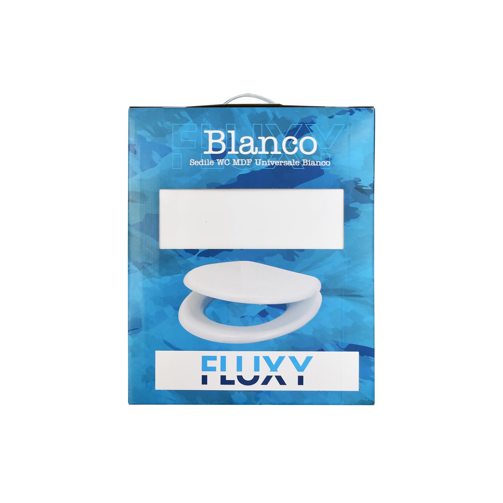Fluxy sedile WC universale bianco 38x44 cm legno