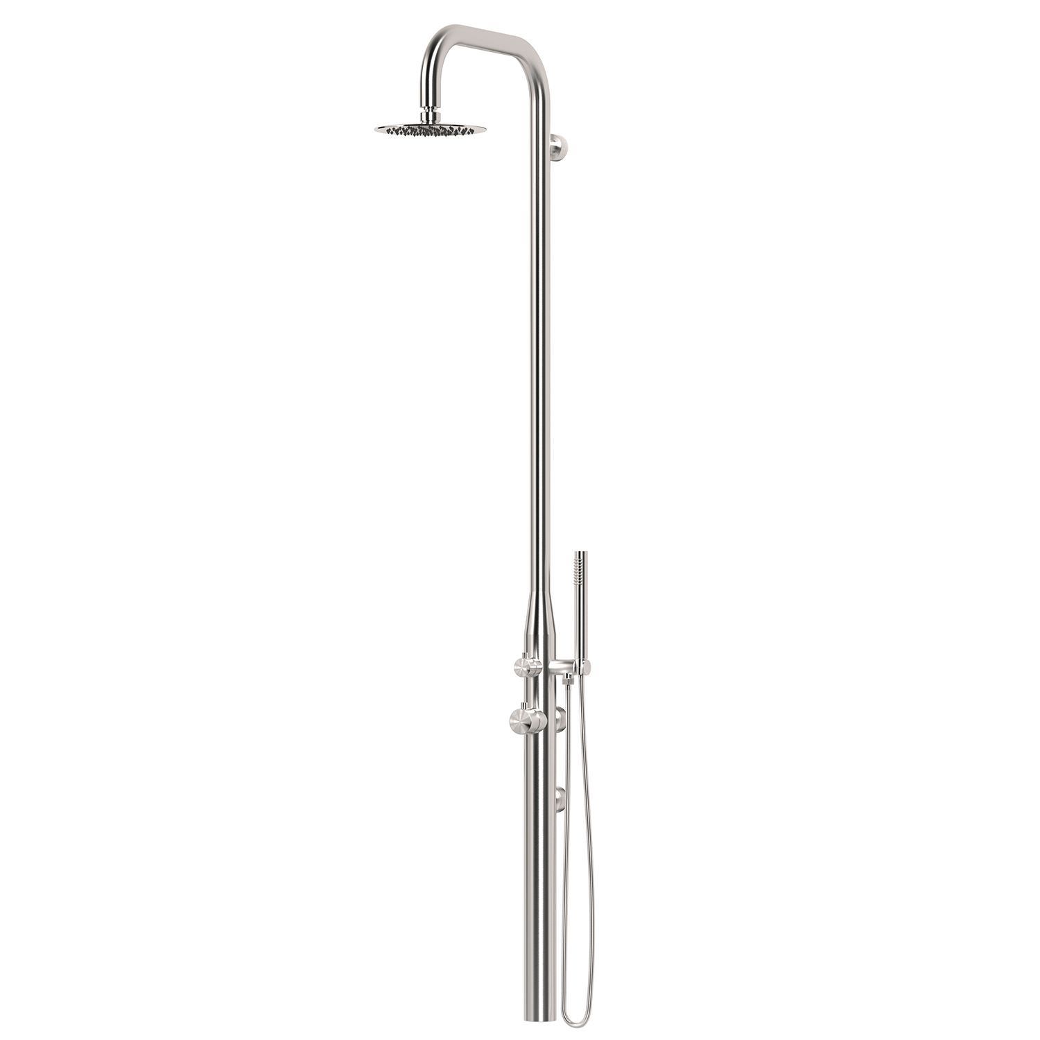 Sined Pula Doccia Esterno Parete Inox 316L Miscelatore