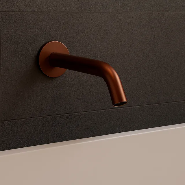 Sined Levante Bocchetta Parete Inox Oro Rosa