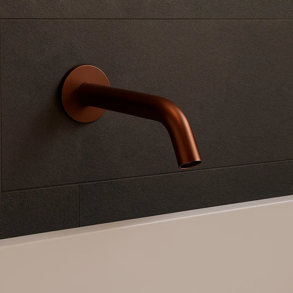 Sined Levante Bocchetta Parete Inox Oro Rosa