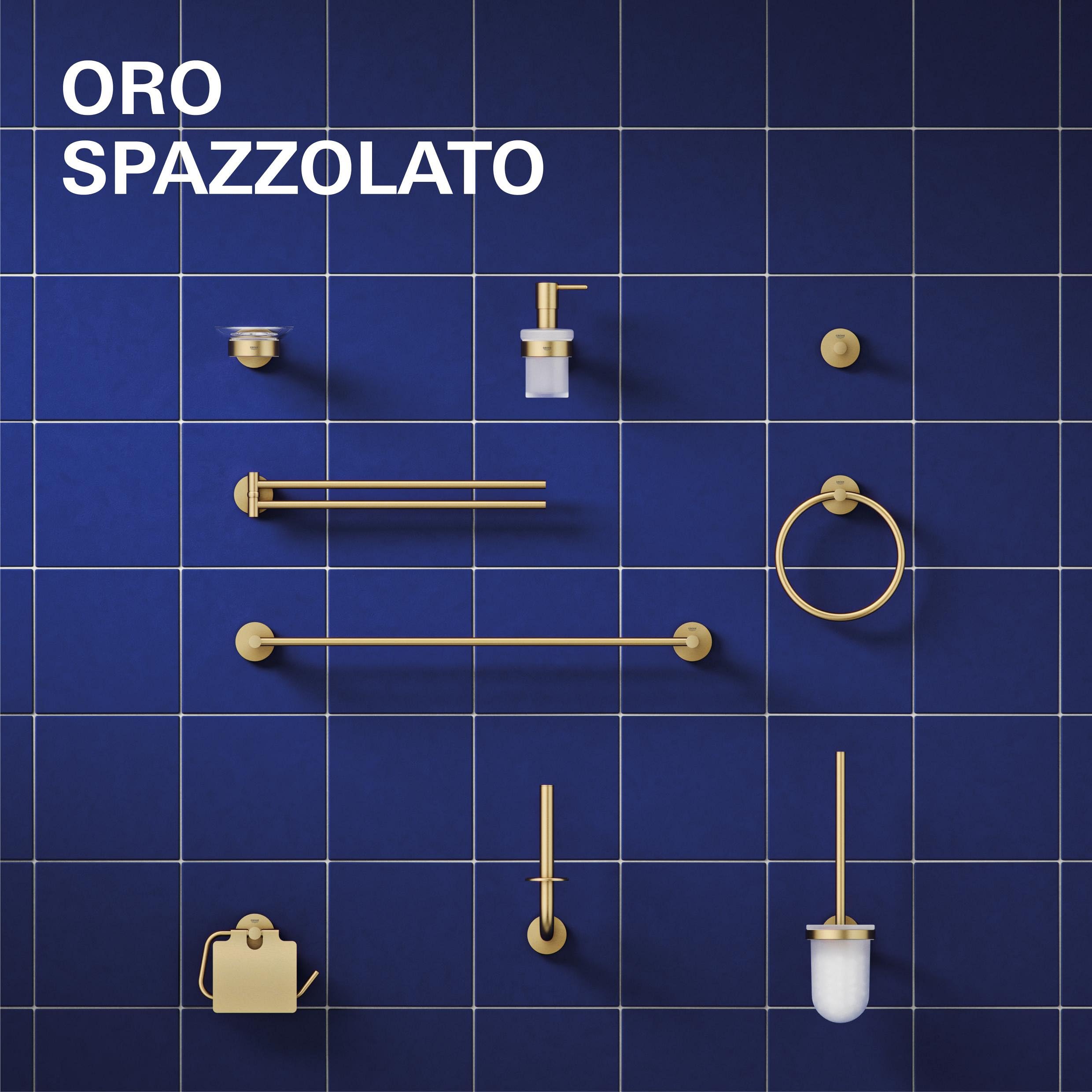 GROHE Start 41063GN0 gancio accappatoio oro spazzolato 45 mm