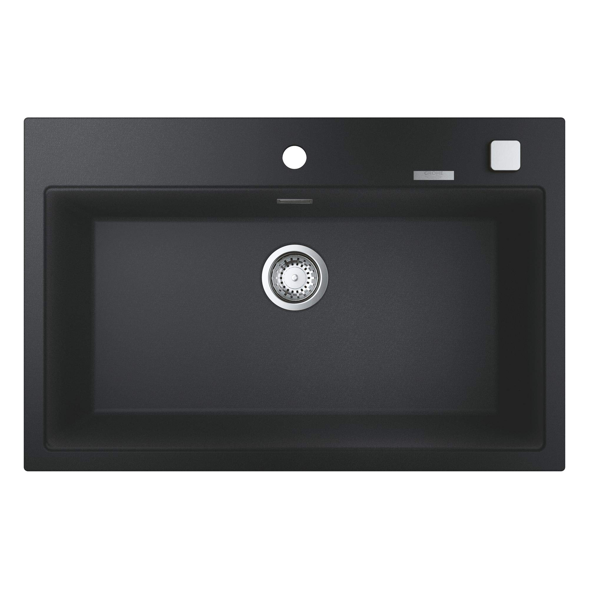 GROHE K700 80-C Lavello Cucina 78x50 Granite Black con Gocciolatoio