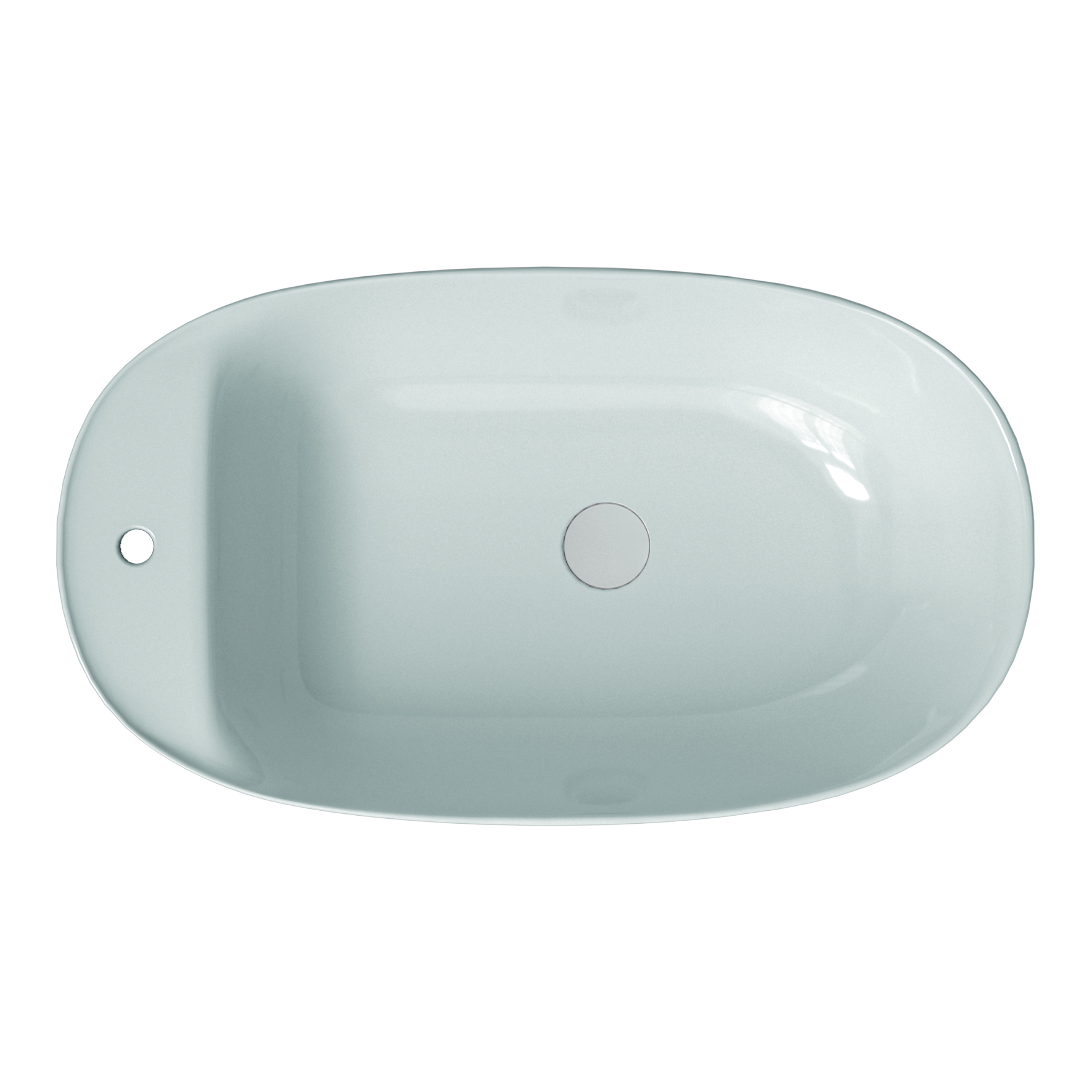 Scarabeo Skinny 70x40 RL lavabo sospeso bianco