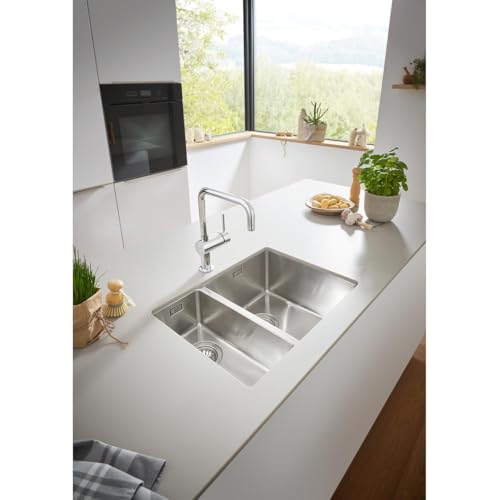 Grohe K700U 31577SD1 lavello cucina 1,5 vasche inox sottotop