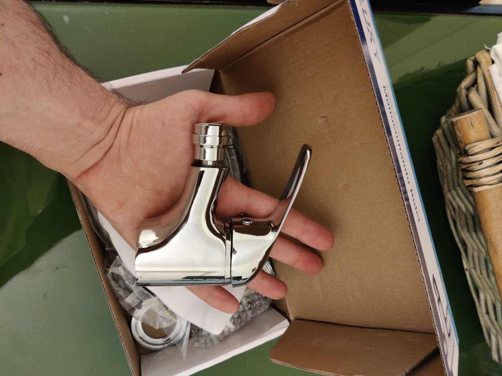 Fluxy Urano miscelatore bidet cromato con piletta
