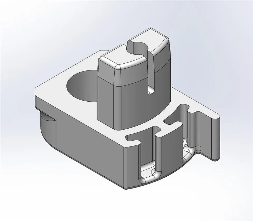 Vismaravetro 7200 Twin tappino cerniera bianco SX