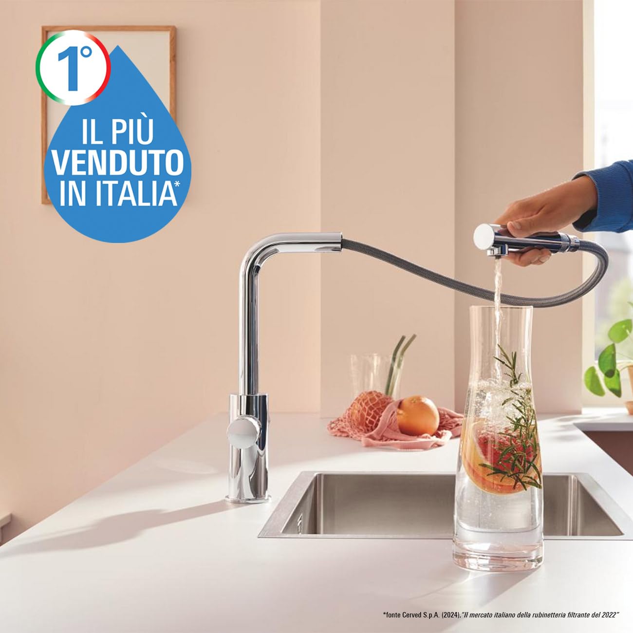 GROHE Blue Pure Minta 30601000 Rubinetto Cucina Cromo Filtro