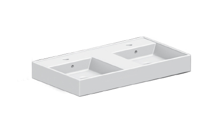 Scarabeo Teorema 2.0 121x46 lavabo in ceramica