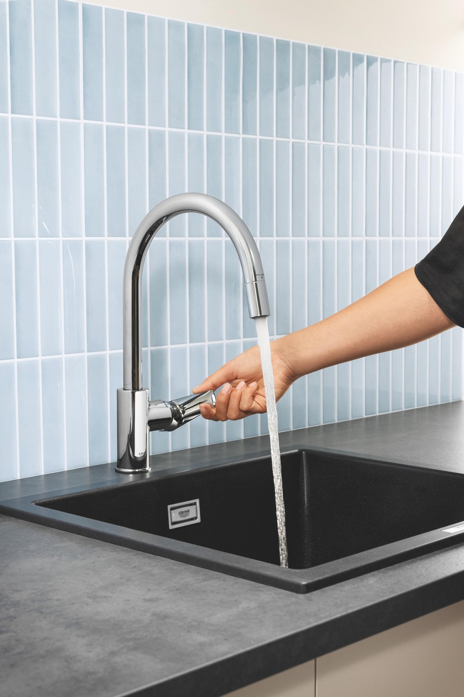 GROHE Start Edge 30550000 rubinetto cucina bocca alta