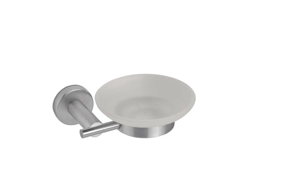 Tubico Colorado portasapone a muro in acciaio inox