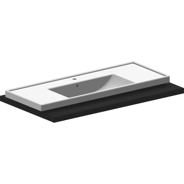 Scarabeo ML 120x47 lavabo doppia mensola ceramica