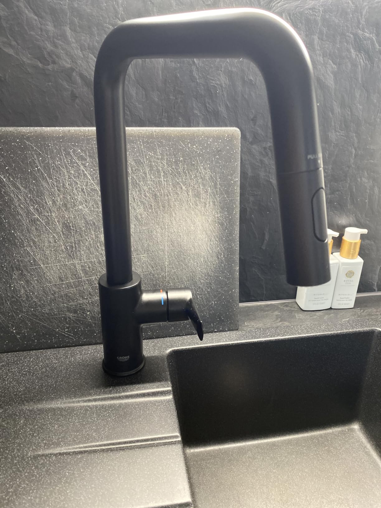 Grohe Start 306312430 miscelatore cucina nero opaco estraibile