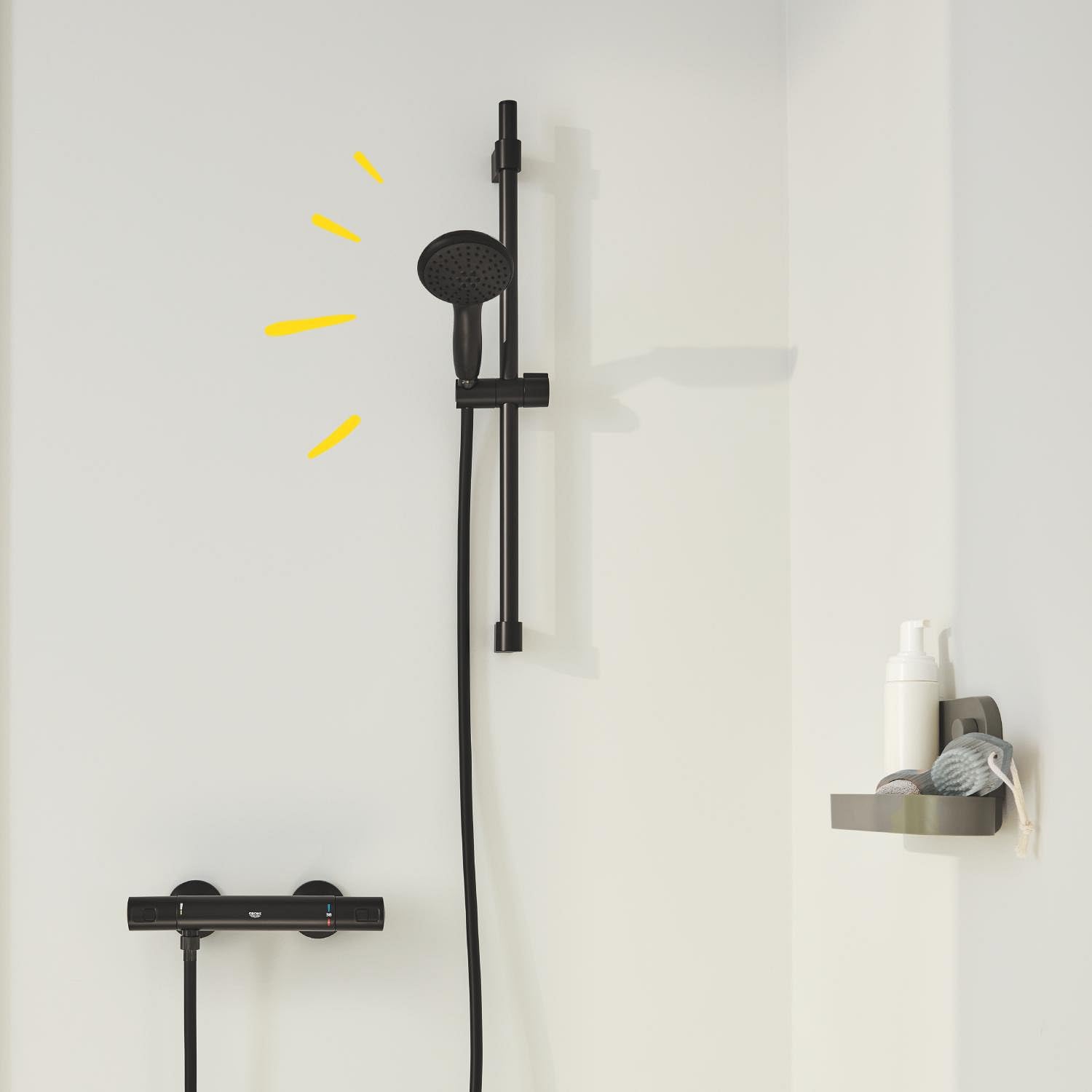 Grohe Vitalio Universal 269612431 saliscendi 90 cm nero opaco