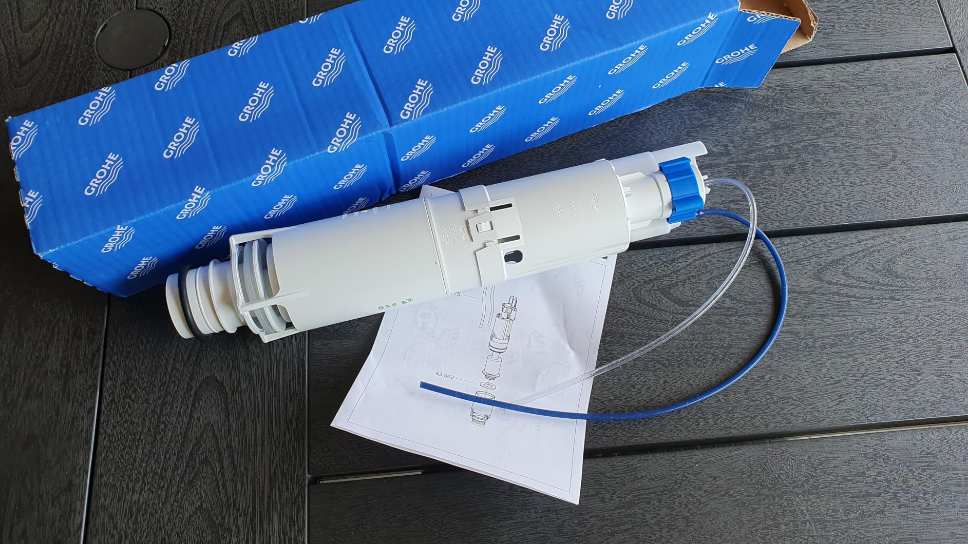 GROHE 42253000 ricambio valvola e cestello bianco