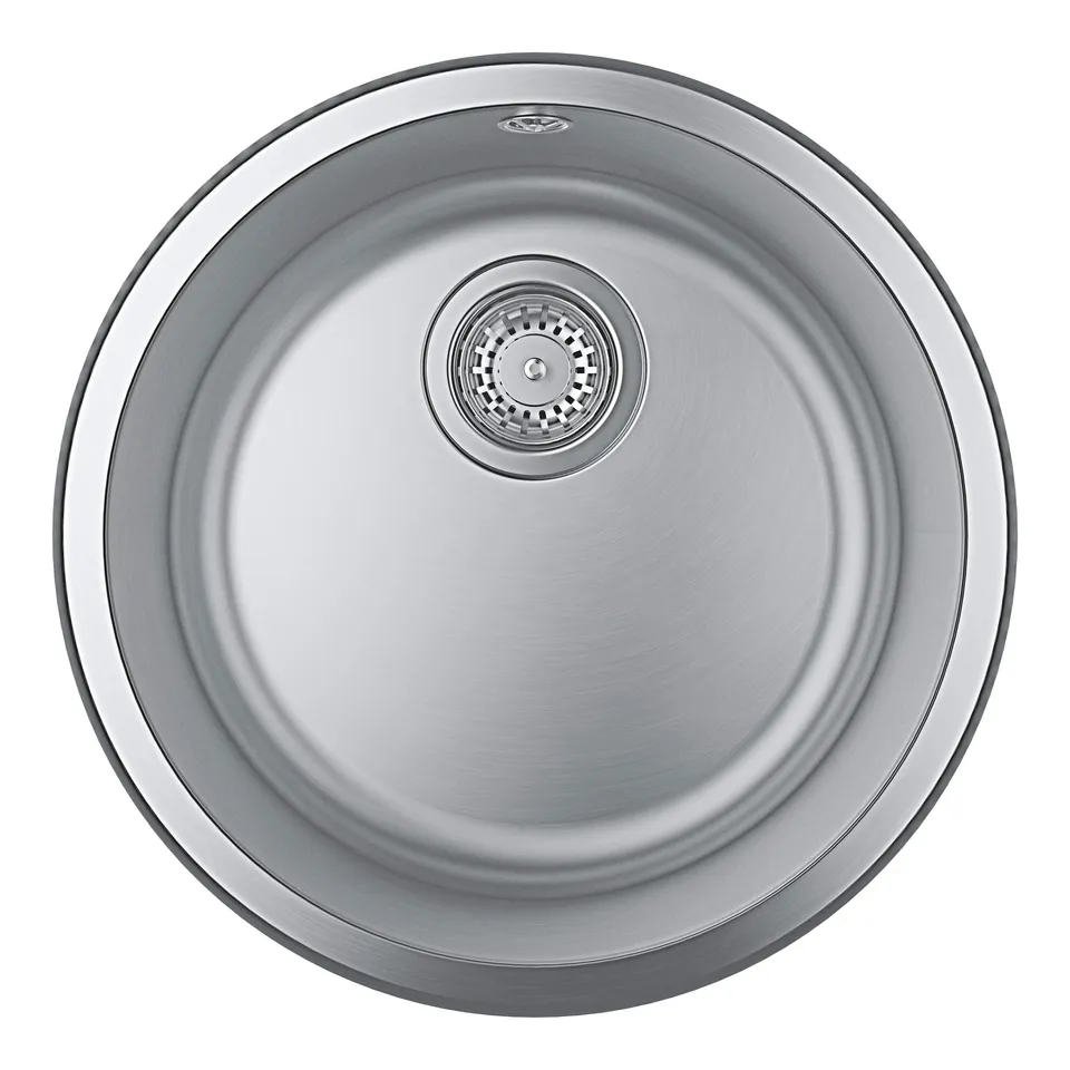 GROHE K200 lavello cucina con gocciolatoio inox