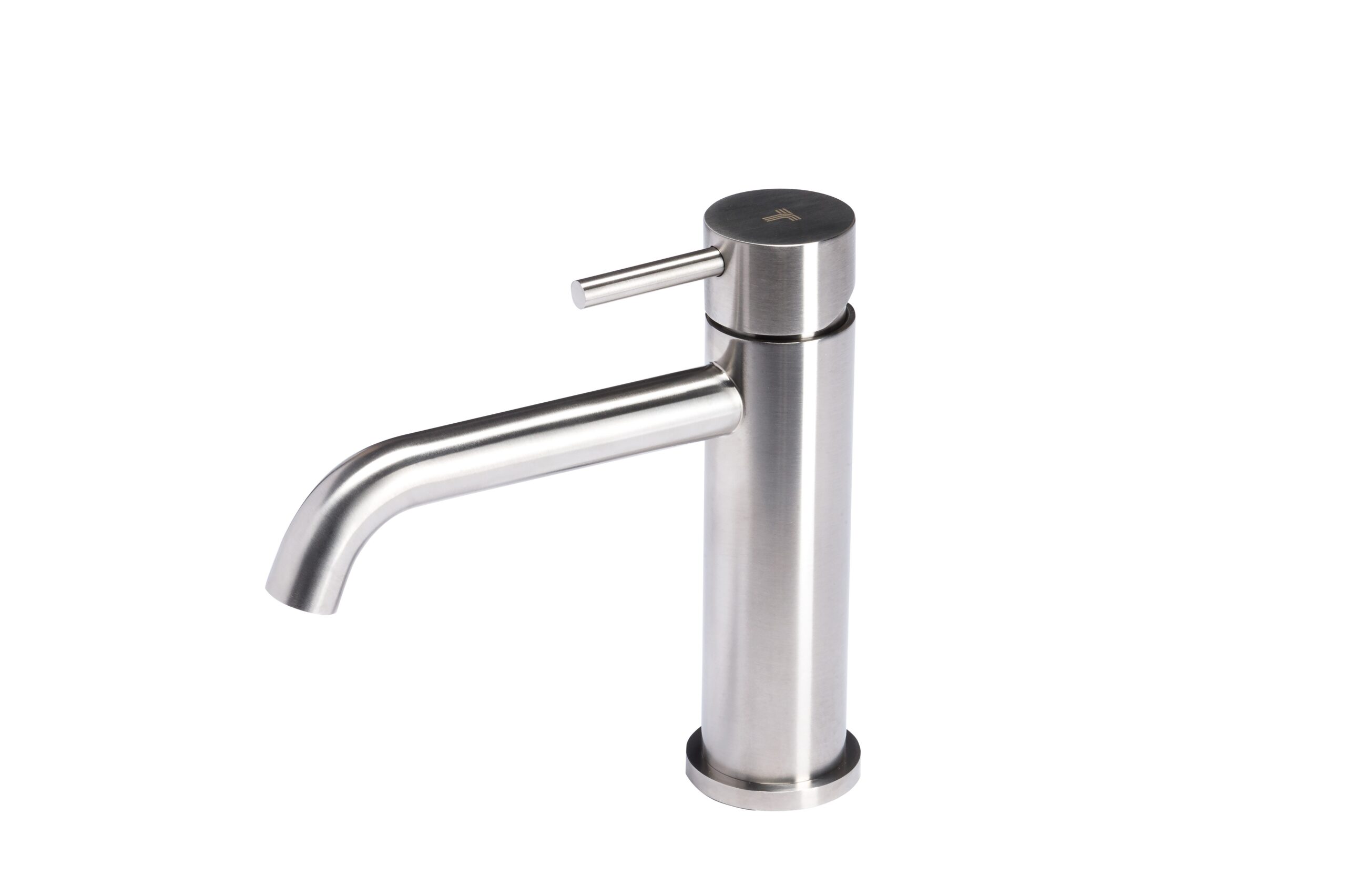 Tubico Nilo miscelatore lavabo senza scarico inox satinato