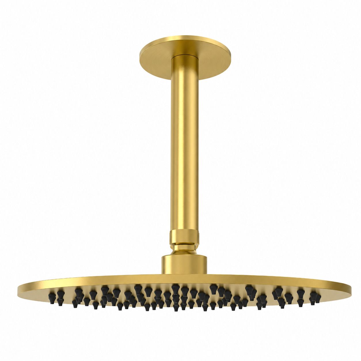 Sined Levante Corto 25 kit soffione a soffitto oro inox
