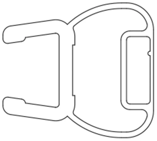 Vismaravetro Serie 8000 Guarnizione Magnetica 180° 8 mm
