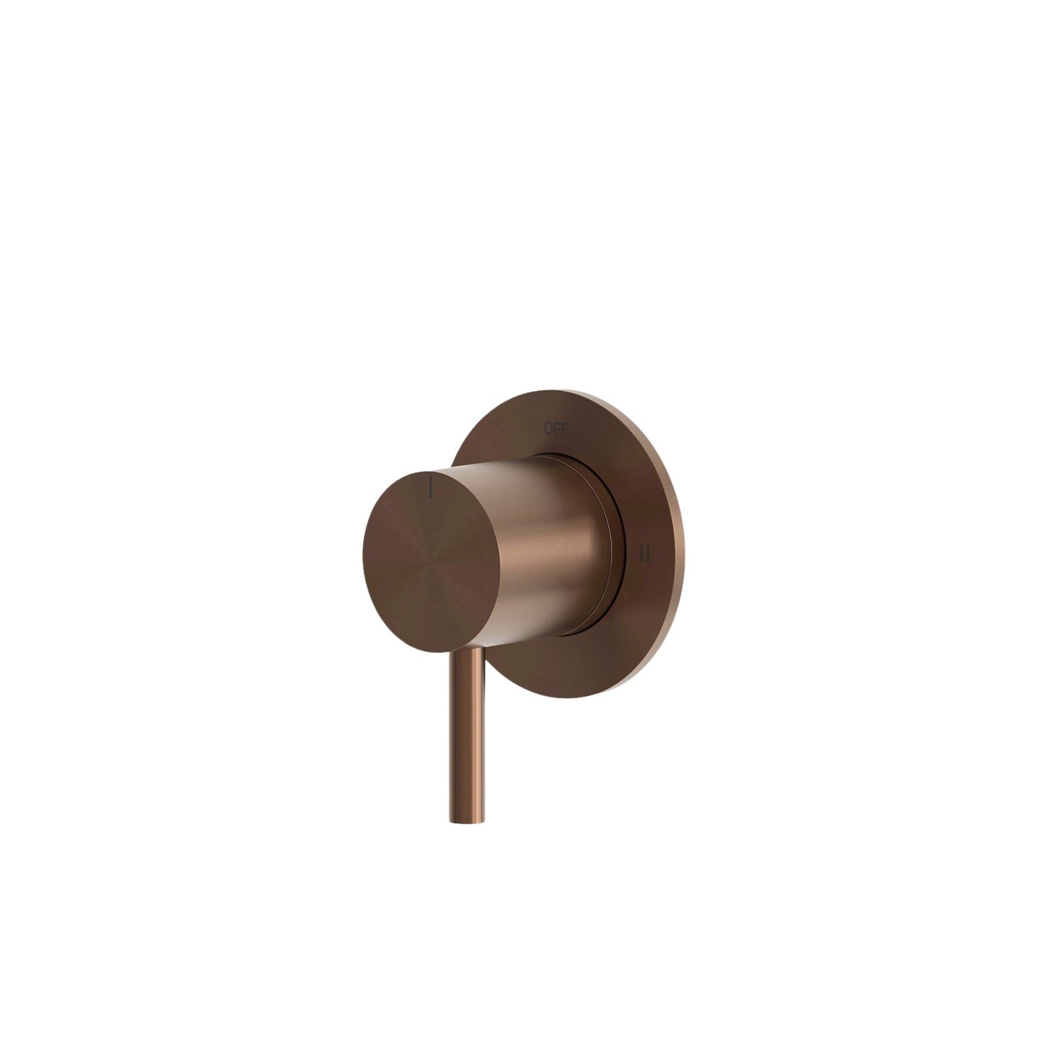 Sined Levante Oro Rosa deviatore muro acciaio inox