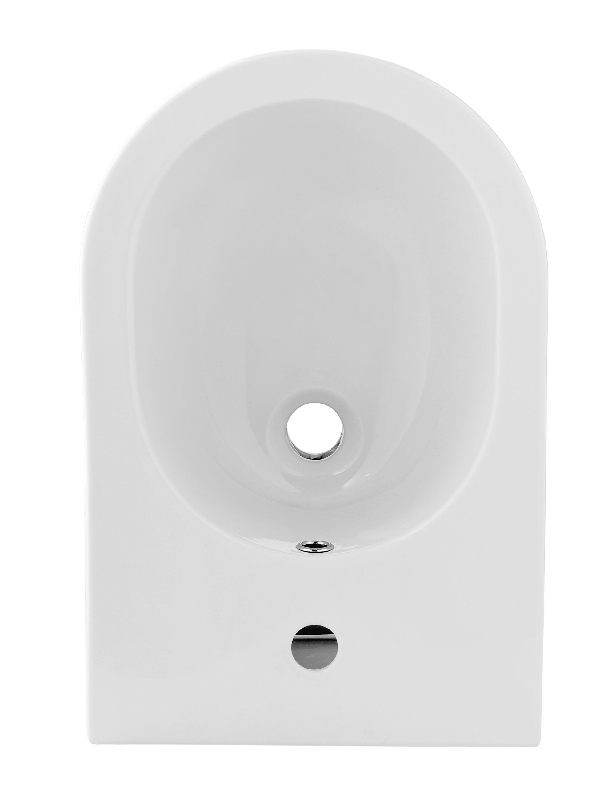 Scarabeo Glam Moon bidet a terra in ceramica bianco