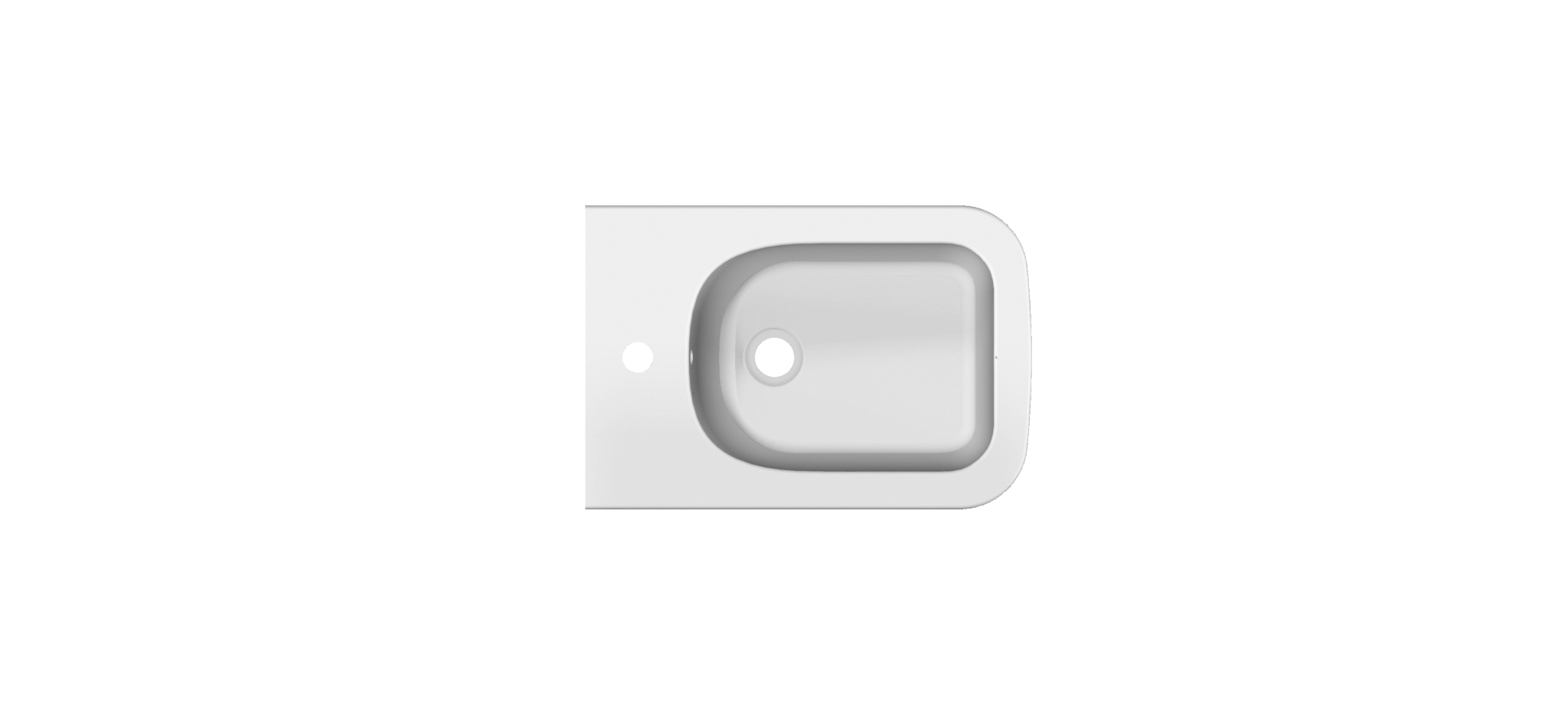 Scarabeo Teorema 2.0 Bidet Sospeso Tondo Compatto