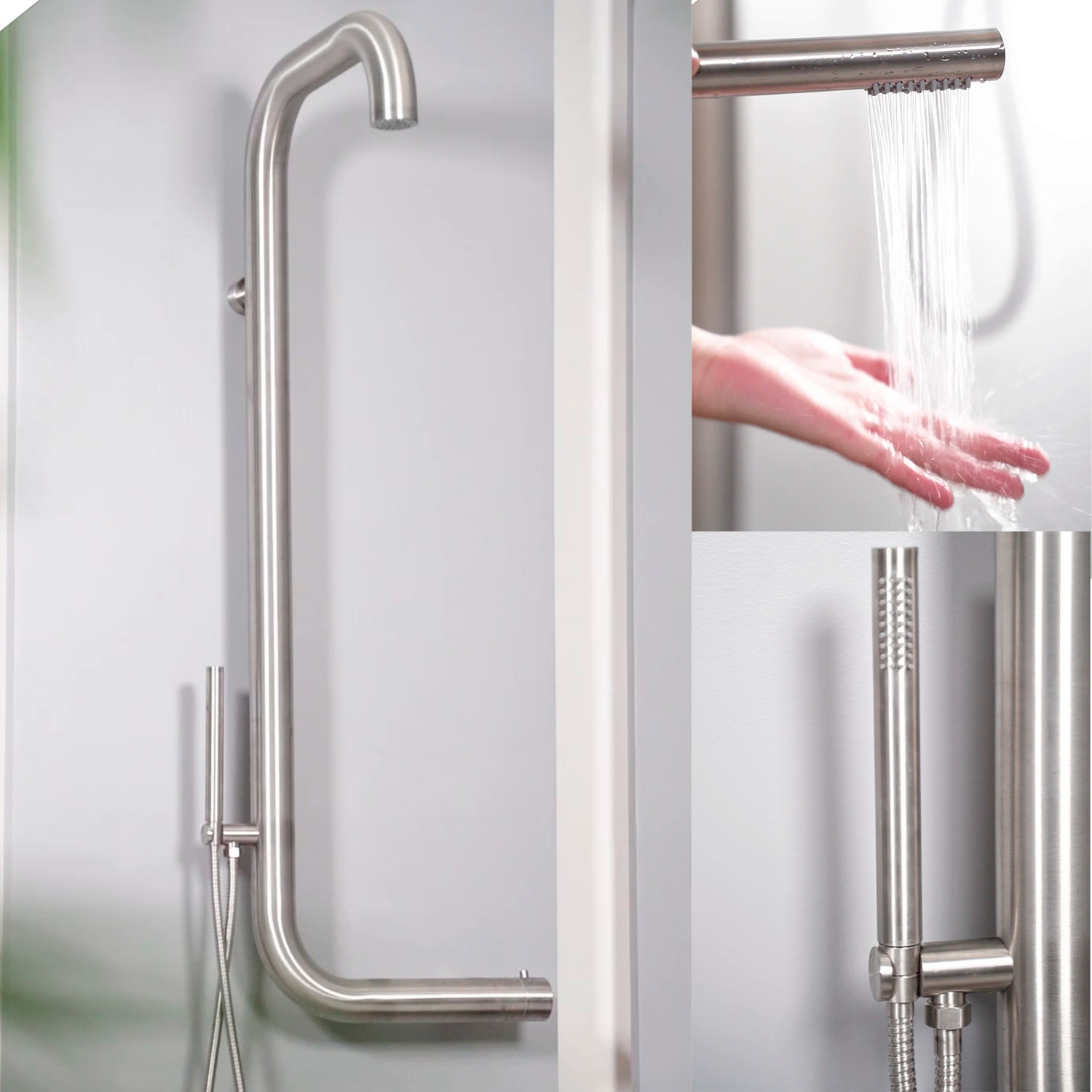 Sined Arborea Inox doccia parete esterno 316L