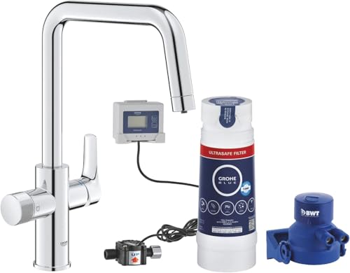 GROHE Blue Pure Start miscelatore cucina cromo filtro UltraSafe