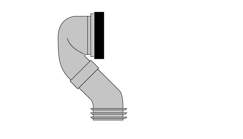 Scarabeo Tech curva tecnica scarico wc