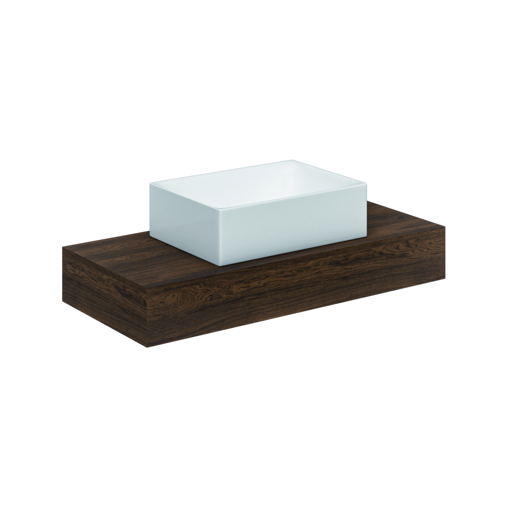 Scarabeo Skinny 50x36 lavabo appoggio ceramica bianca