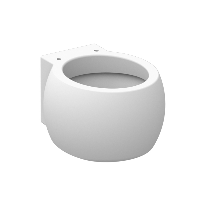 Scarabeo Planet Clean Flush vaso sospeso rotondo ceramica