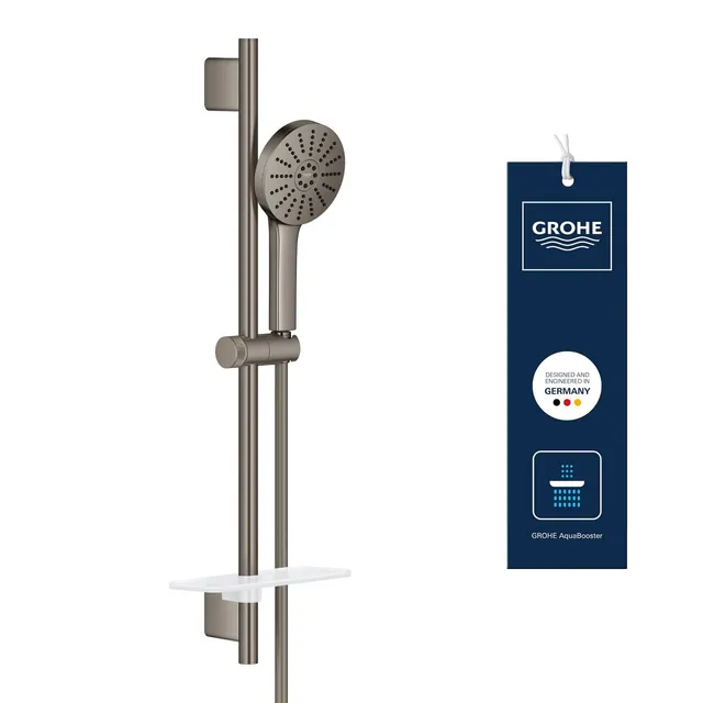 GROHE Vitalio Joy+ 120 134866AL00 saliscendi antracite con portasapone