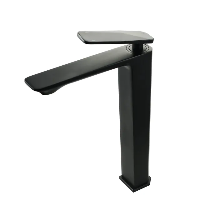 Solvex SP-12008-N miscelatore lavabo nero girevole ottone