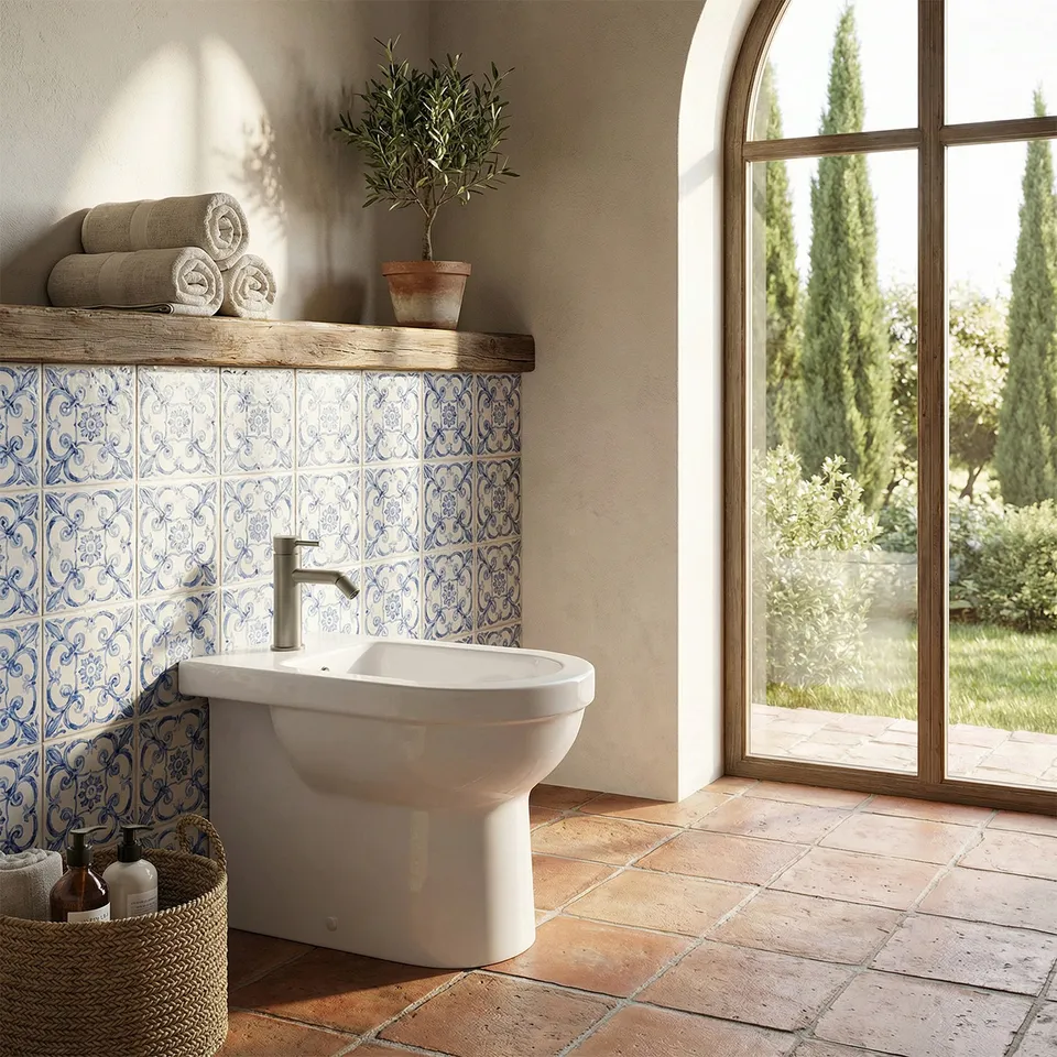 Sined Levante Canna Fucile rubinetto bidet monoleva acciaio