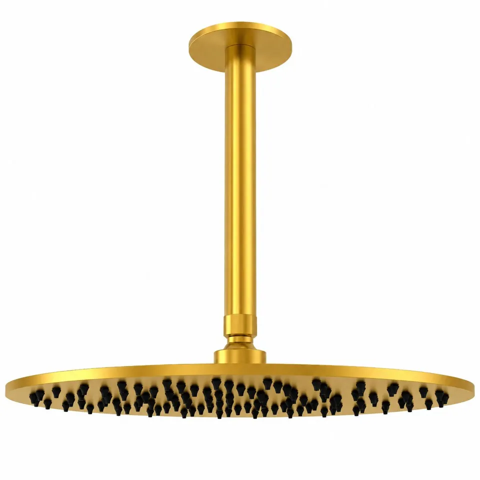 Sined Levante kit soffione doccia 30 cm oro inox
