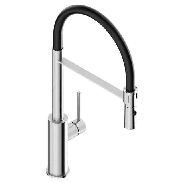 Tubico Kitchen Flows miscelatore cucina canna nera 316L
