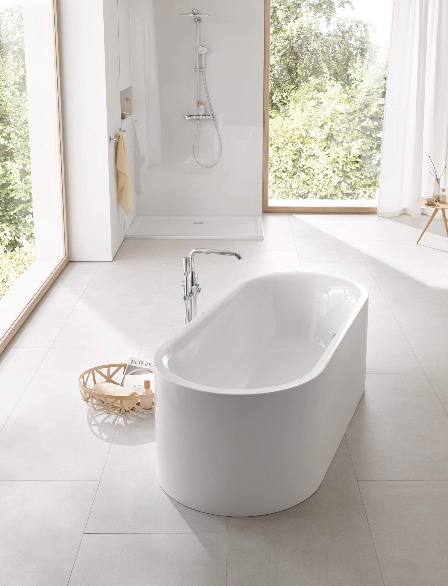 GROHE Essence 23491001 Miscelatore Vasca Pavimento Cromo