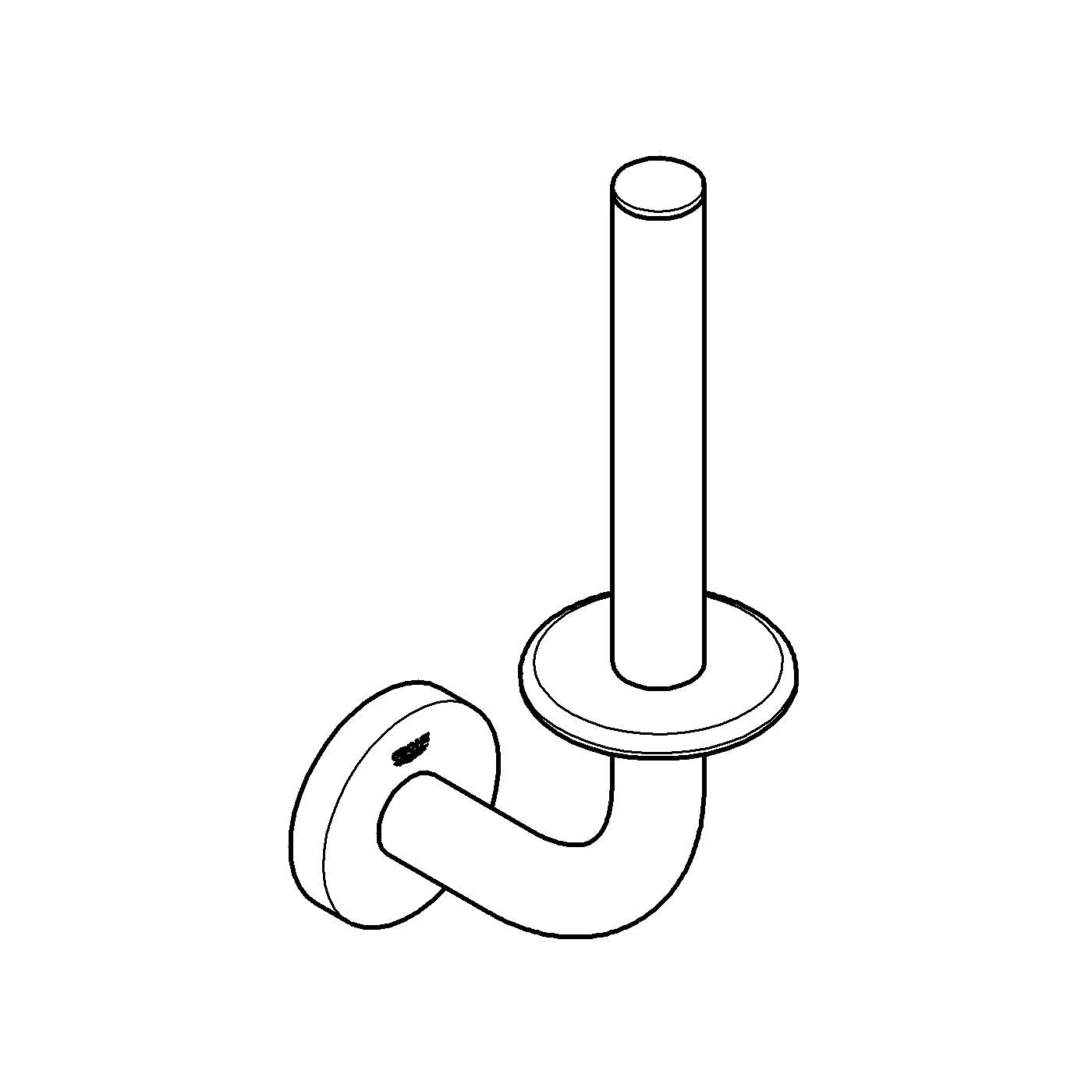 GROHE Start 41186000 portarotolo ricambio cromo 232 mm