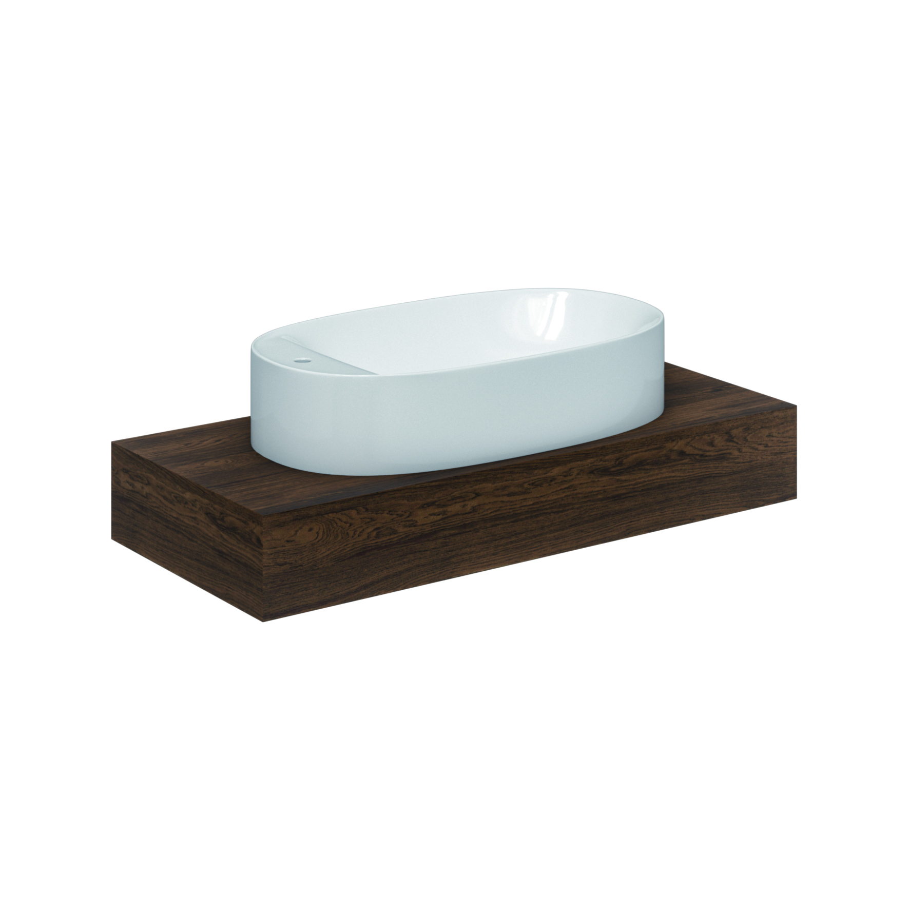Scarabeo Skinny 70x40 RL lavabo sospeso bianco