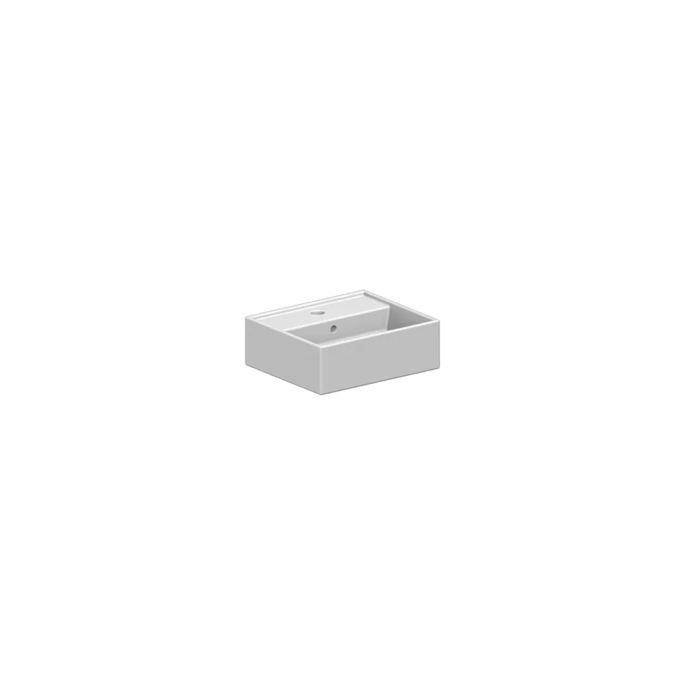 Scarabeo Teorema 40x35R lavabo sospeso bianco