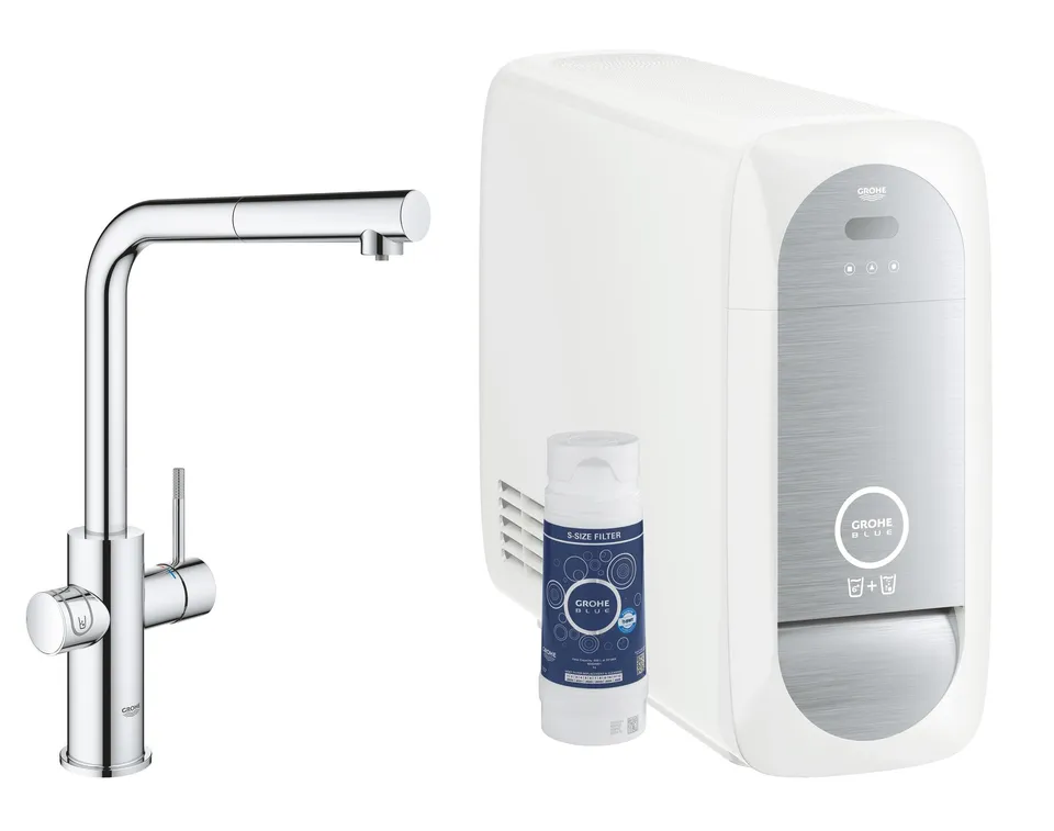 Grohe Blue Home 31927001 miscelatore cucina filtrante cromo