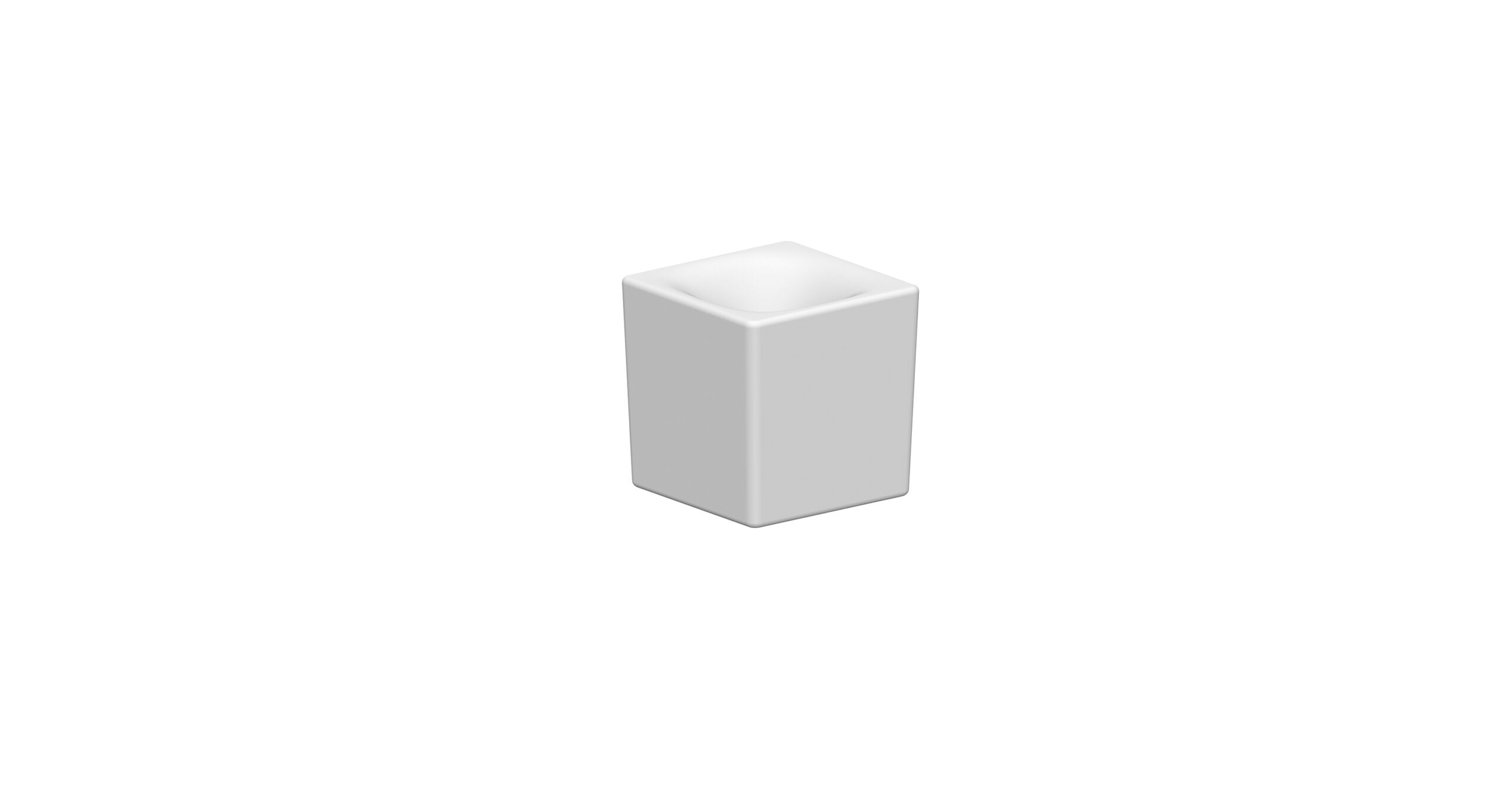 Scarabeo Cube 24 H24 lavabo sospeso 24 cm