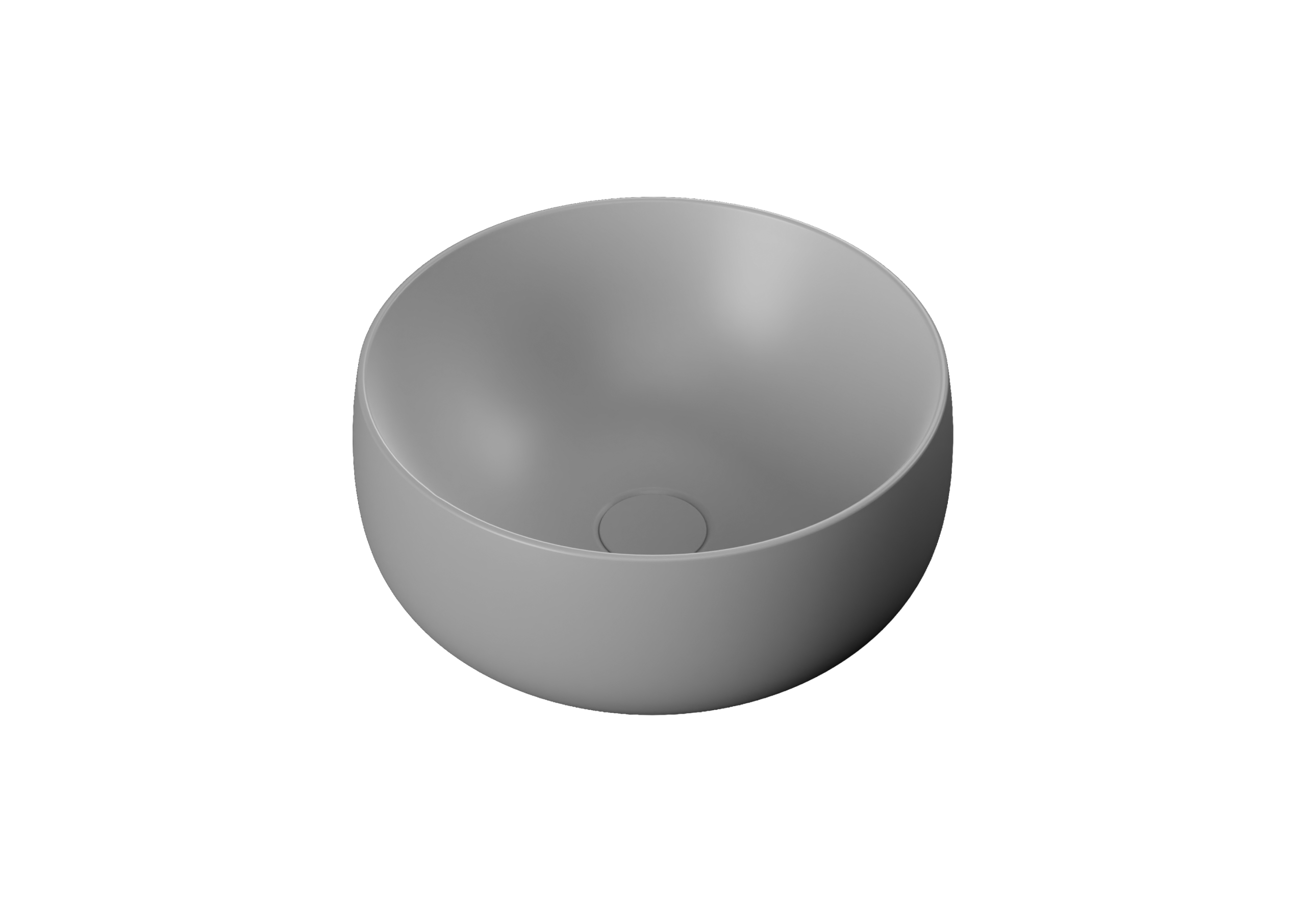 Scarabeo Fidia Ø35 lavabo tondo in ceramica