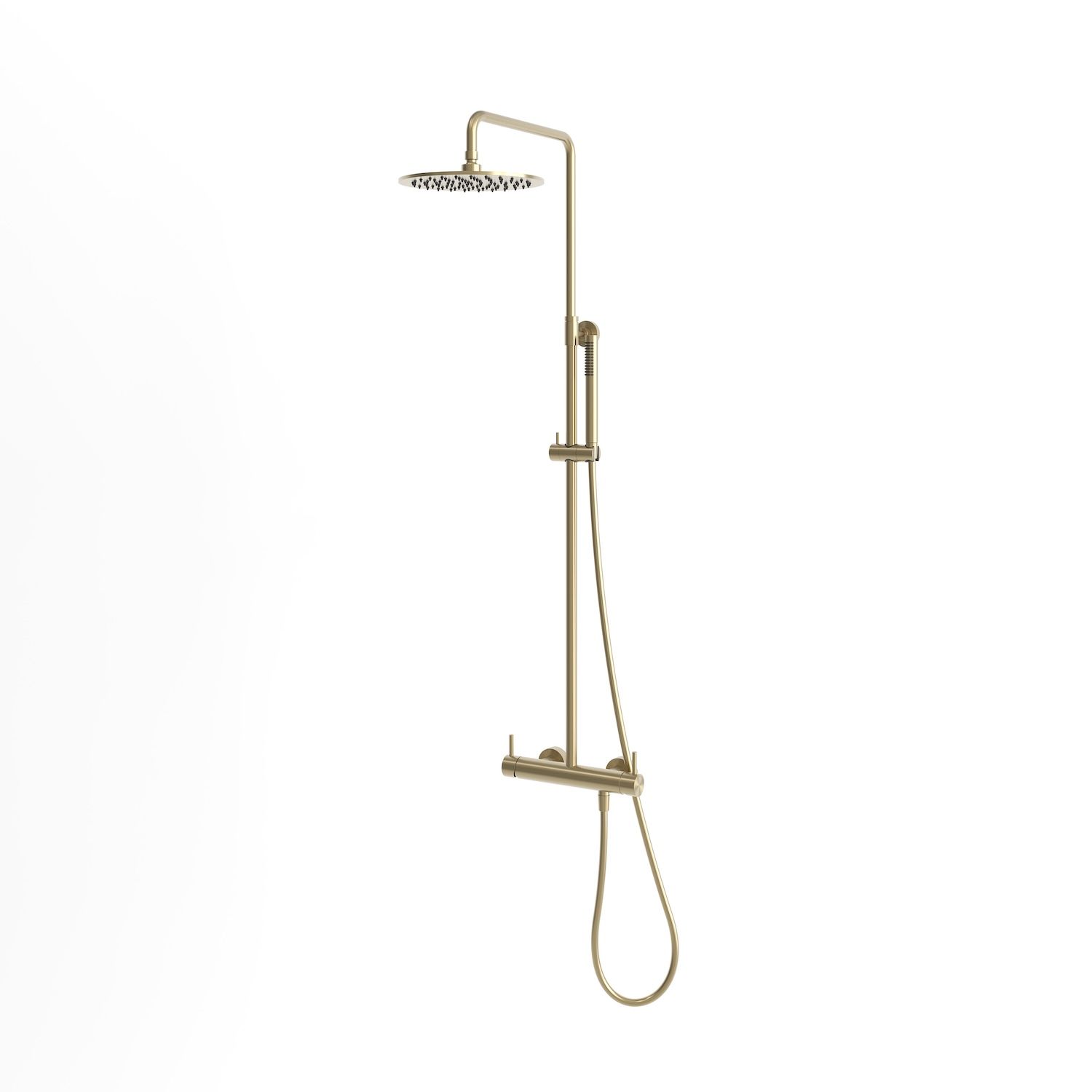Sined DOCCIA-PARETE-LEVANTE-ORO doccia parete rose gold 25 cm inox