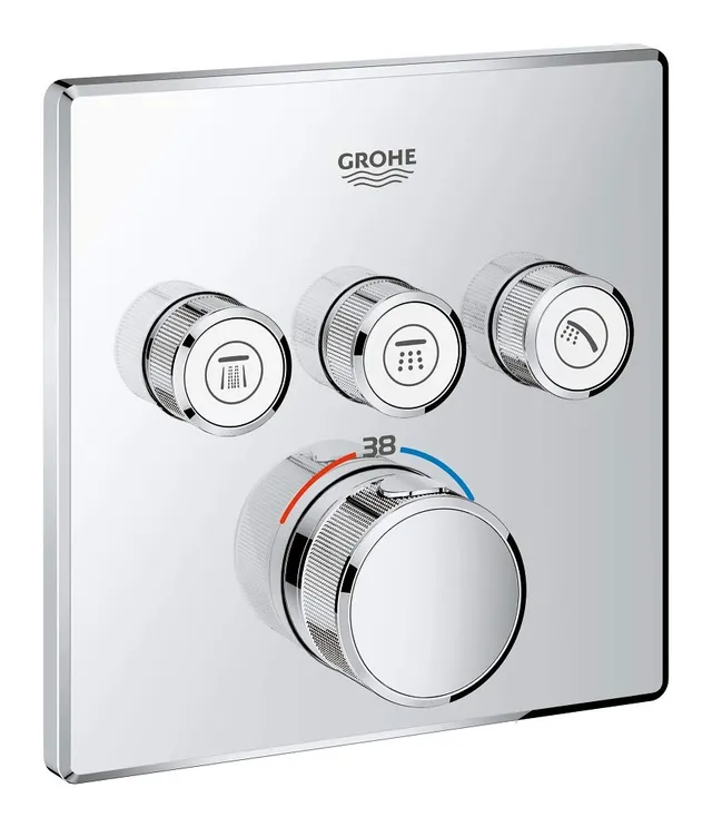 Grohe Grohtherm 29126000 termostatico incasso 3 vie cromo