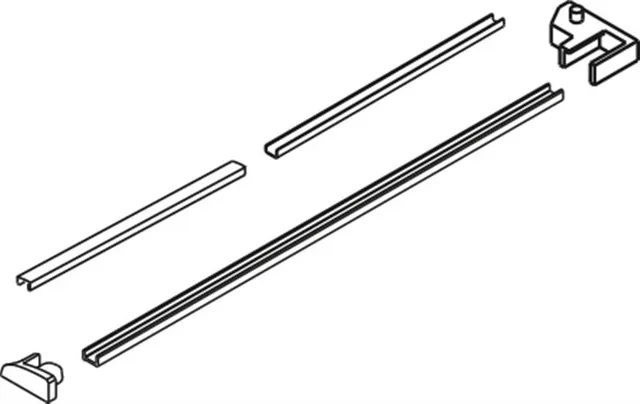 Vismaravetro Serie 8000 Kit SMF VR DX ricambio cromato