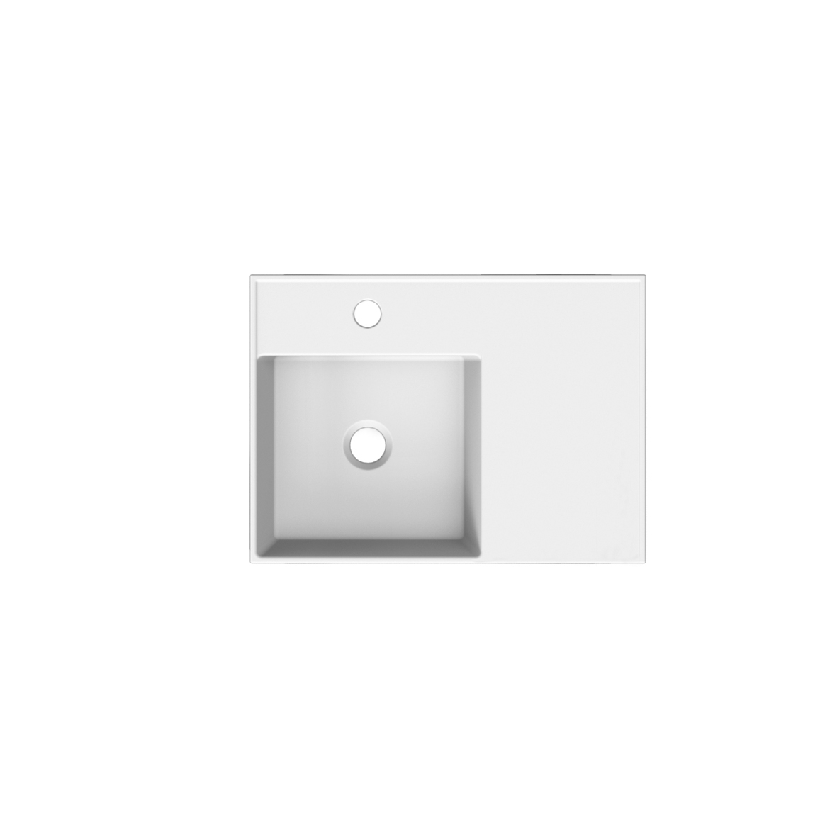 Scarabeo Teorema 2.0 60 Shelf DX Lavabo 60x44 cm